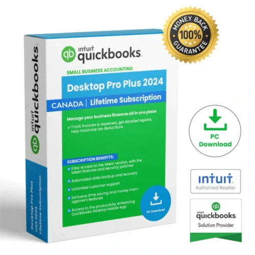 Buy QuickBooks Desktop Pro Plus 2024 Canadian Lifetime License - Instant Delivery from SerialFox